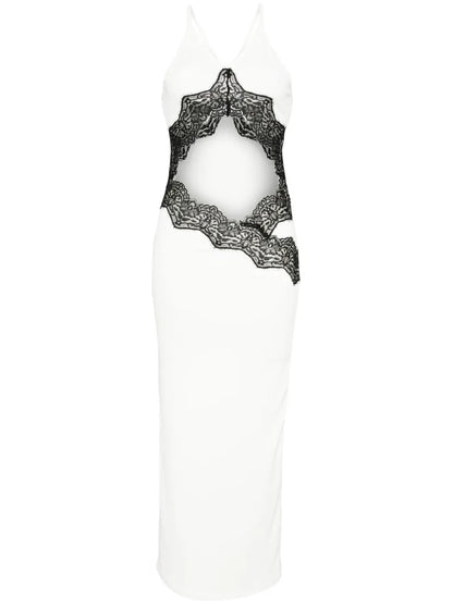 Lace Insert Dress