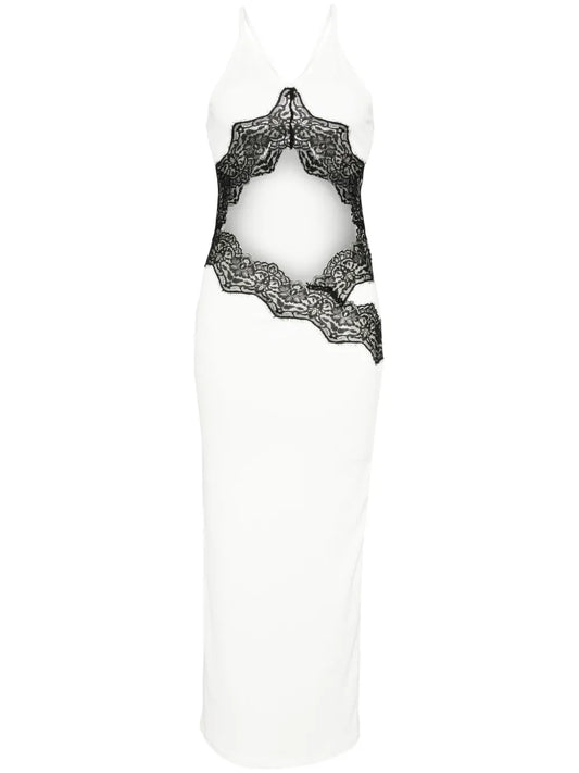 Lace Insert Dress