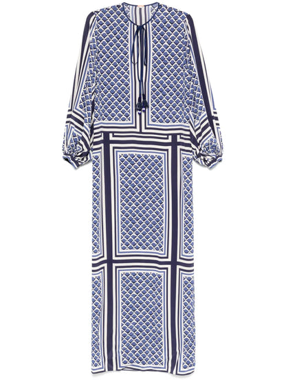 Geometric Art Maxi Dress