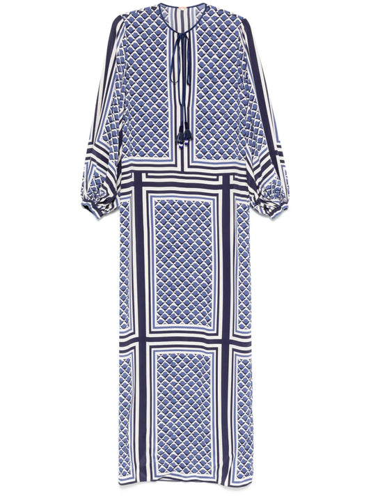 Geometric Art Maxi Dress