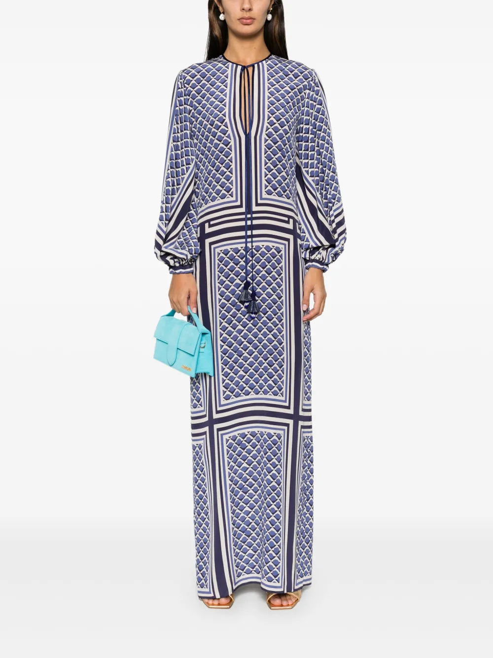 Geometric Art Maxi Dress