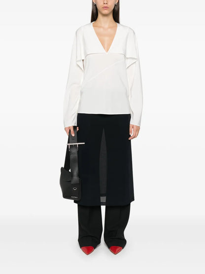 Layered-Design Blouse