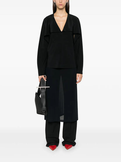 Layered-Design Blouse