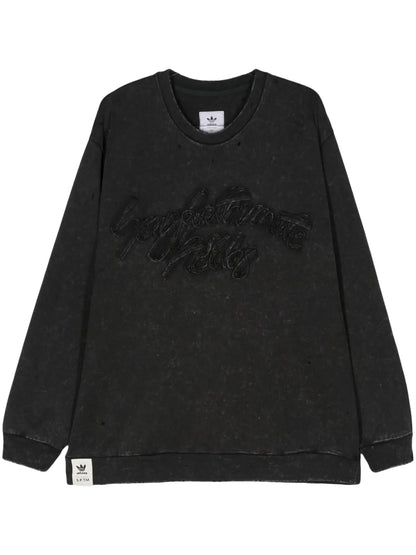 Lettering-Appliqué Sweatshirt