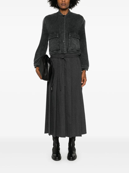 Cropped Bomber Jacket