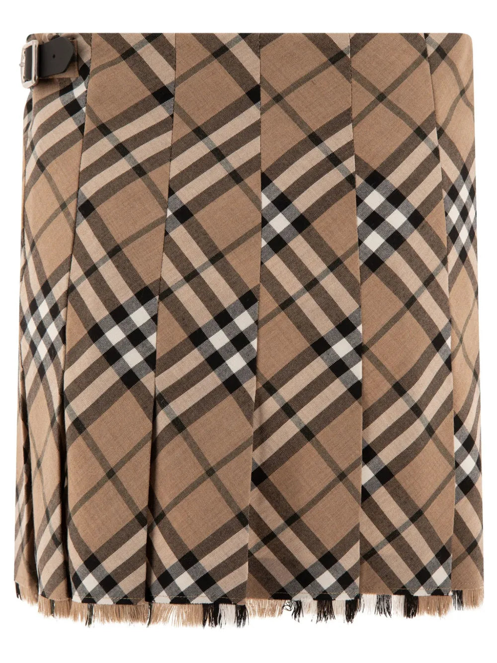 Check Pattern Mini Skirt