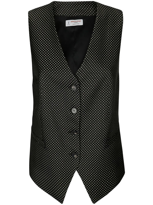 Polka-Dot Vest