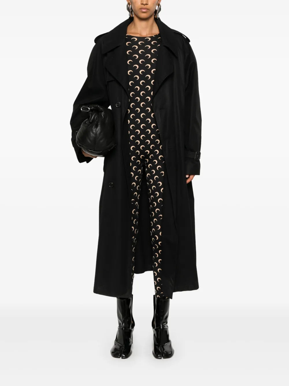 Moon-Print Jersey Catsuit