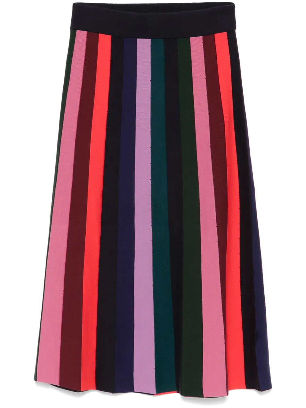 Striped Midi Skirt