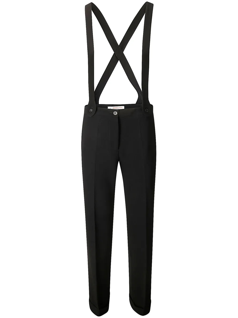 Suspender Straight-Leg Trousers