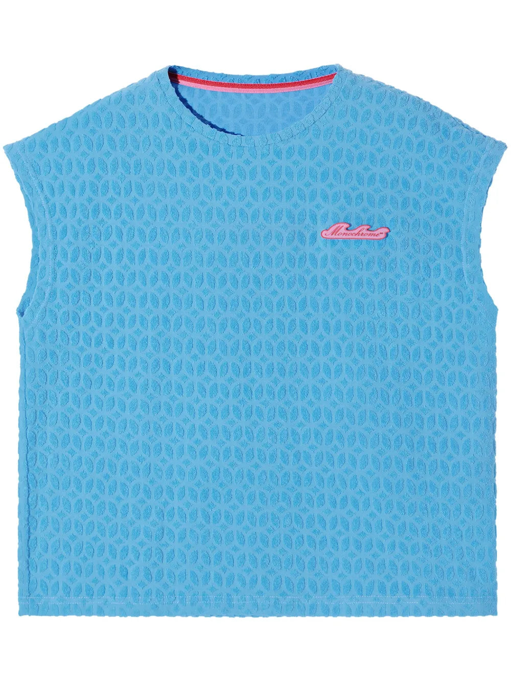 Embroidered Logo Sleeveless T-Shirt