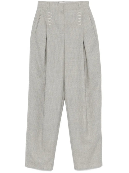 Micro Check Trousers