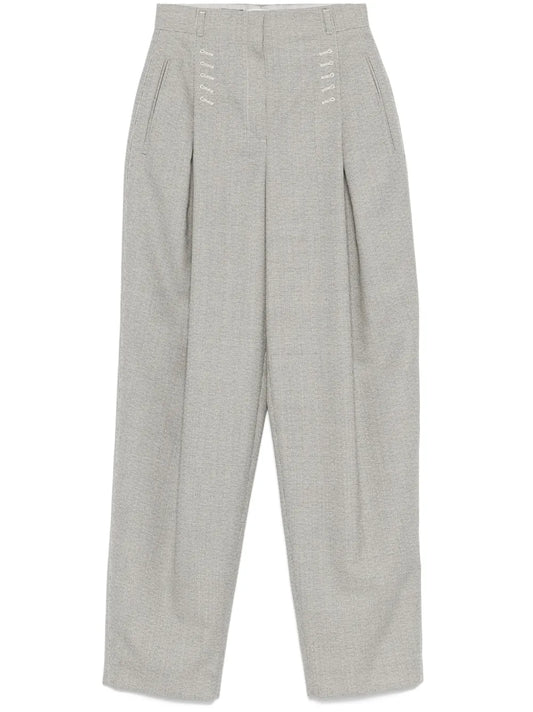 Micro Check Trousers