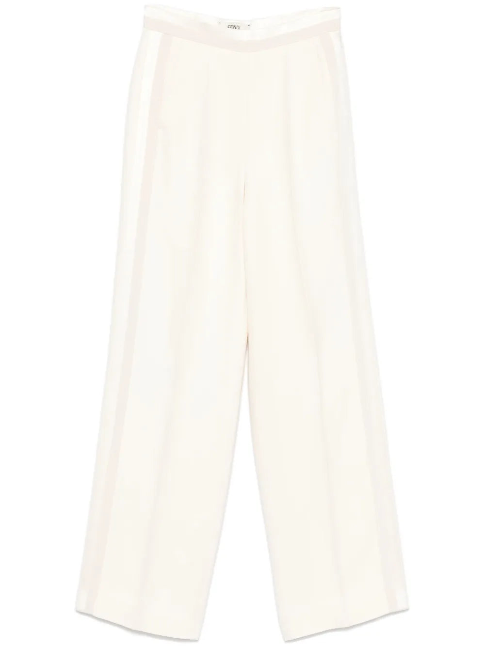 Panelled Wide-Leg Trousers