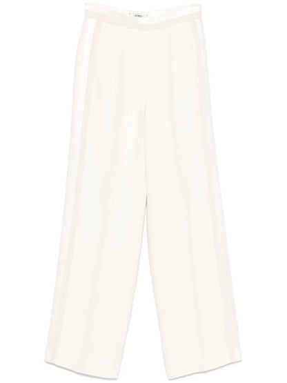 Panelled Wide-Leg Trousers