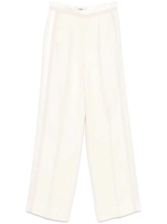 Panelled Wide-Leg Trousers