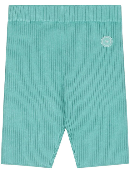 Logo-Patch Biker Shorts