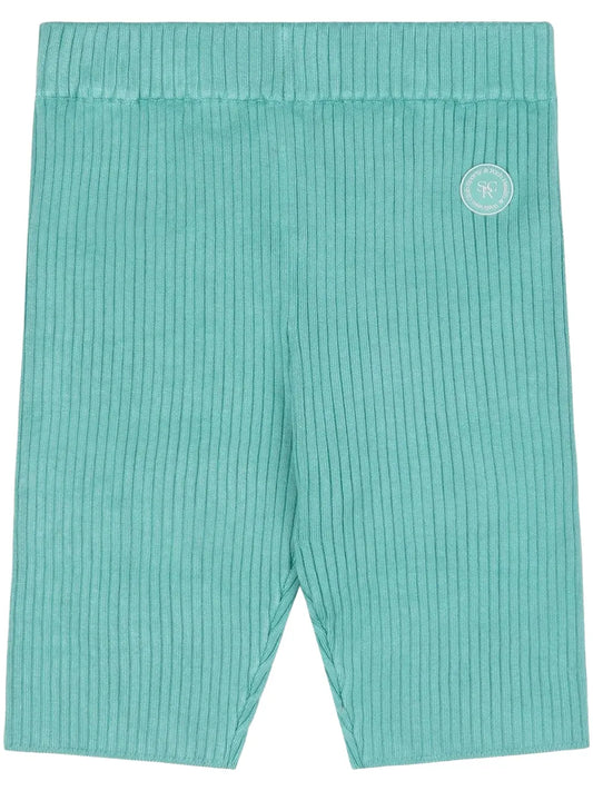 Logo-Patch Biker Shorts