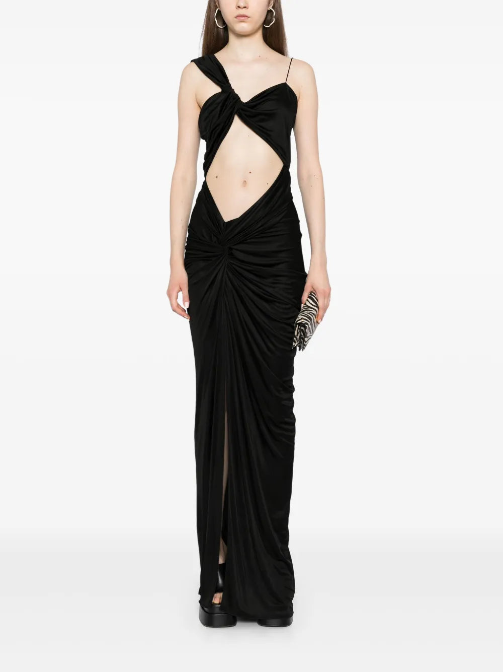 Glossy Jersey Gown