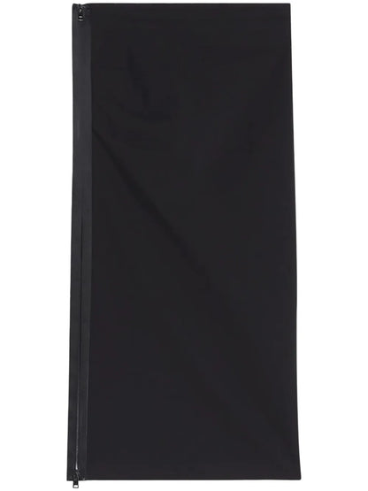 Crepe Pencil Skirt