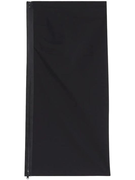 Crepe Pencil Skirt