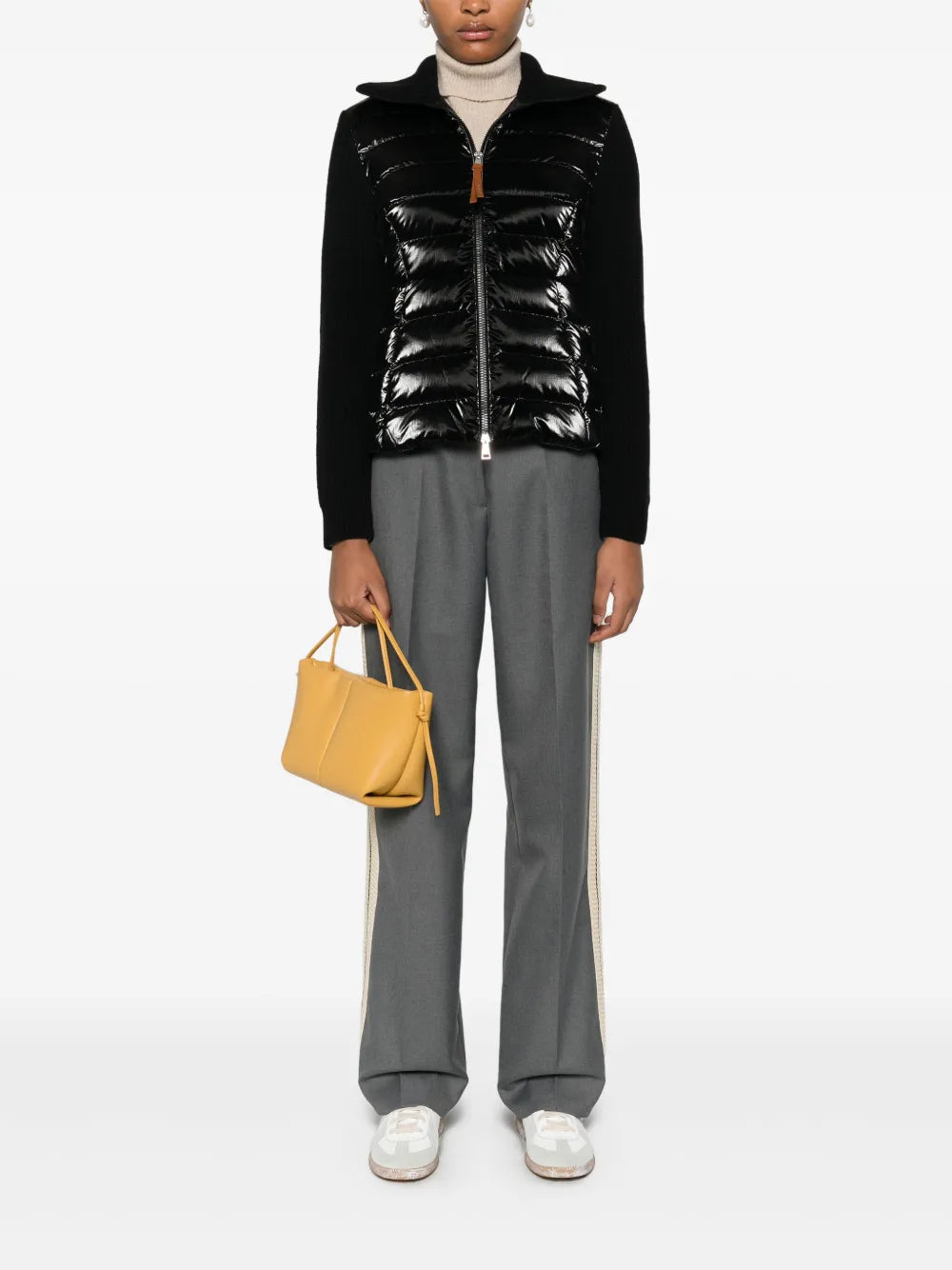 Logo-Patch Panelled Jacket