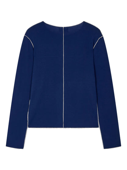 Contrast-Stitch Detailing T-Shirt