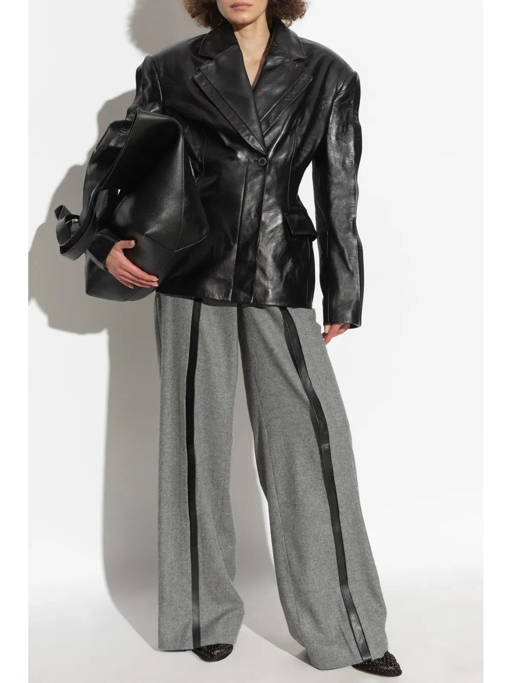 Venus Leather Blazer