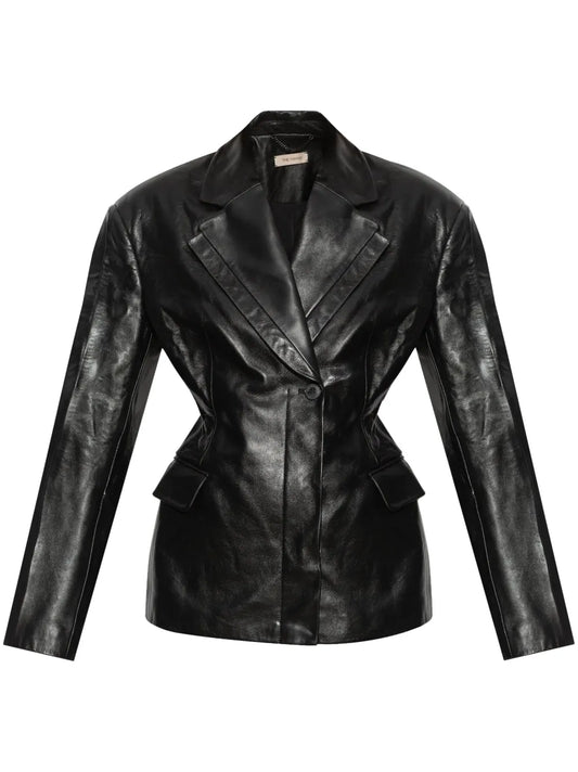 Venus Leather Blazer