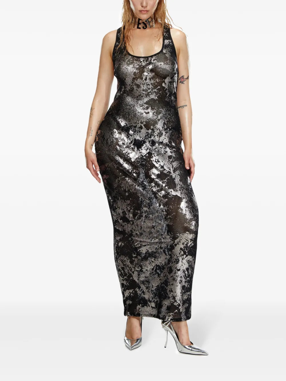 C-Finishnet Maxi Dress