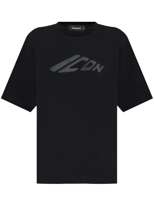 Icon-Embossed T-Shirt