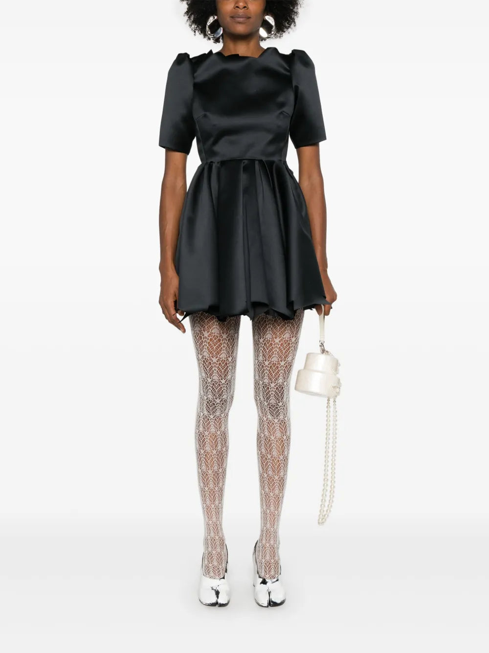 Cut Out-Detail Mini Dress
