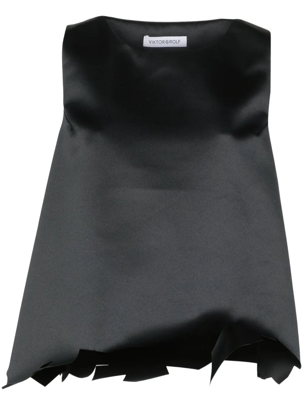 Raw-Cut Hem Top