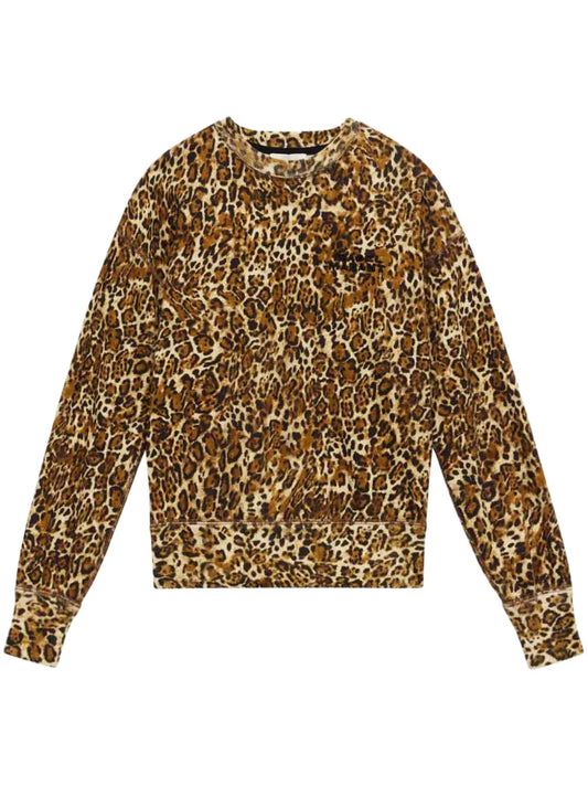 Shad Leopard-Print Sweatshirt