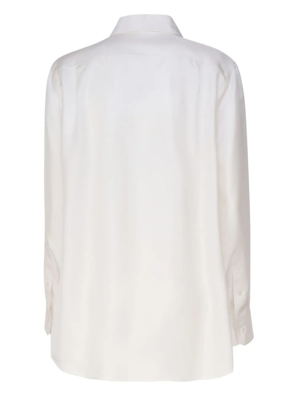 Long-Sleeve Silk Shirt