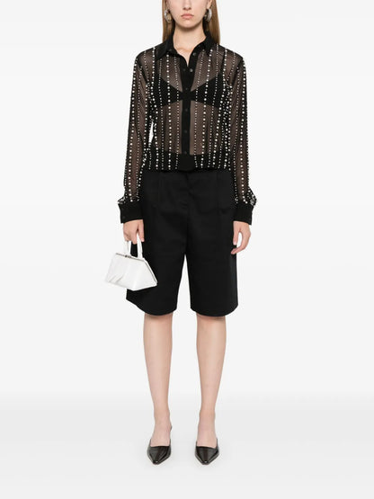 Faux-Pearl Shirt