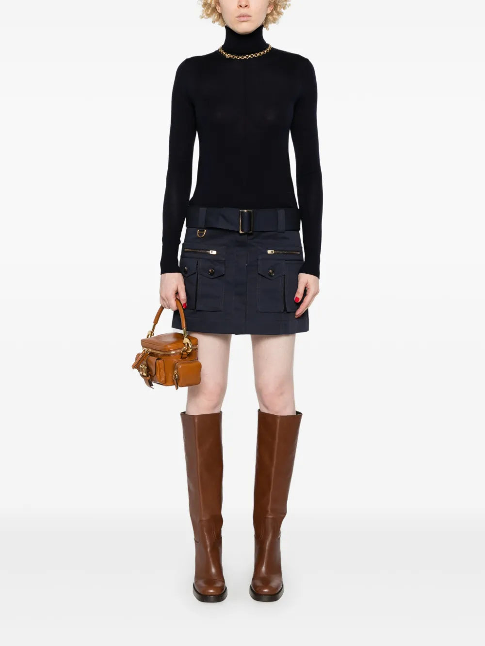 Cotton Mini Skirt