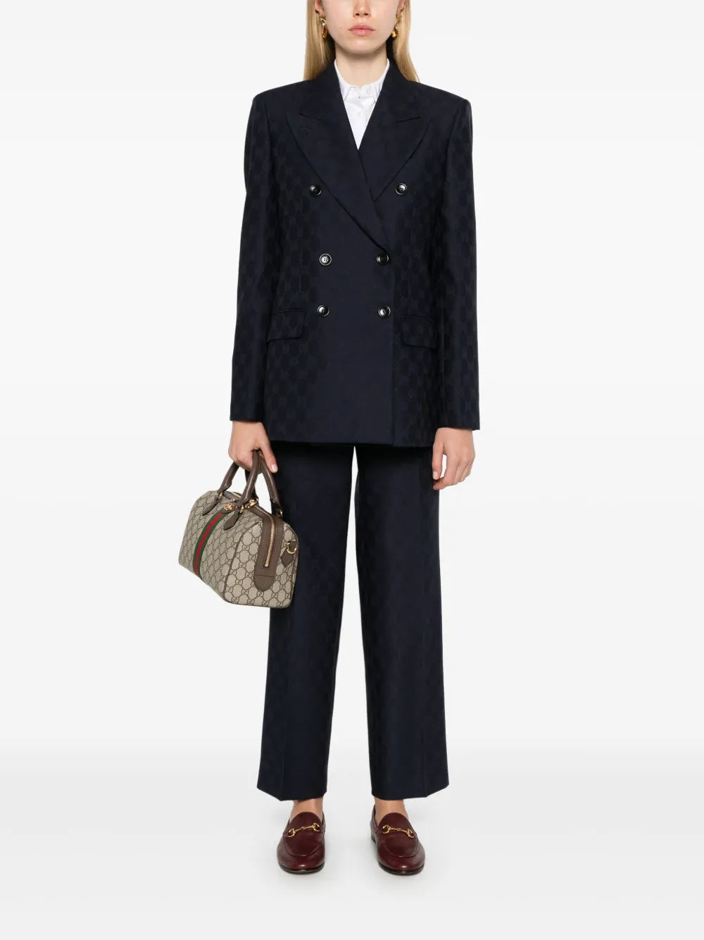 Gg Wool Trousers