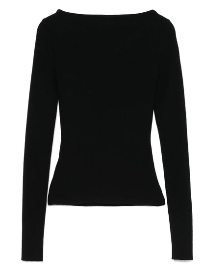 Chain-Detail Sweater