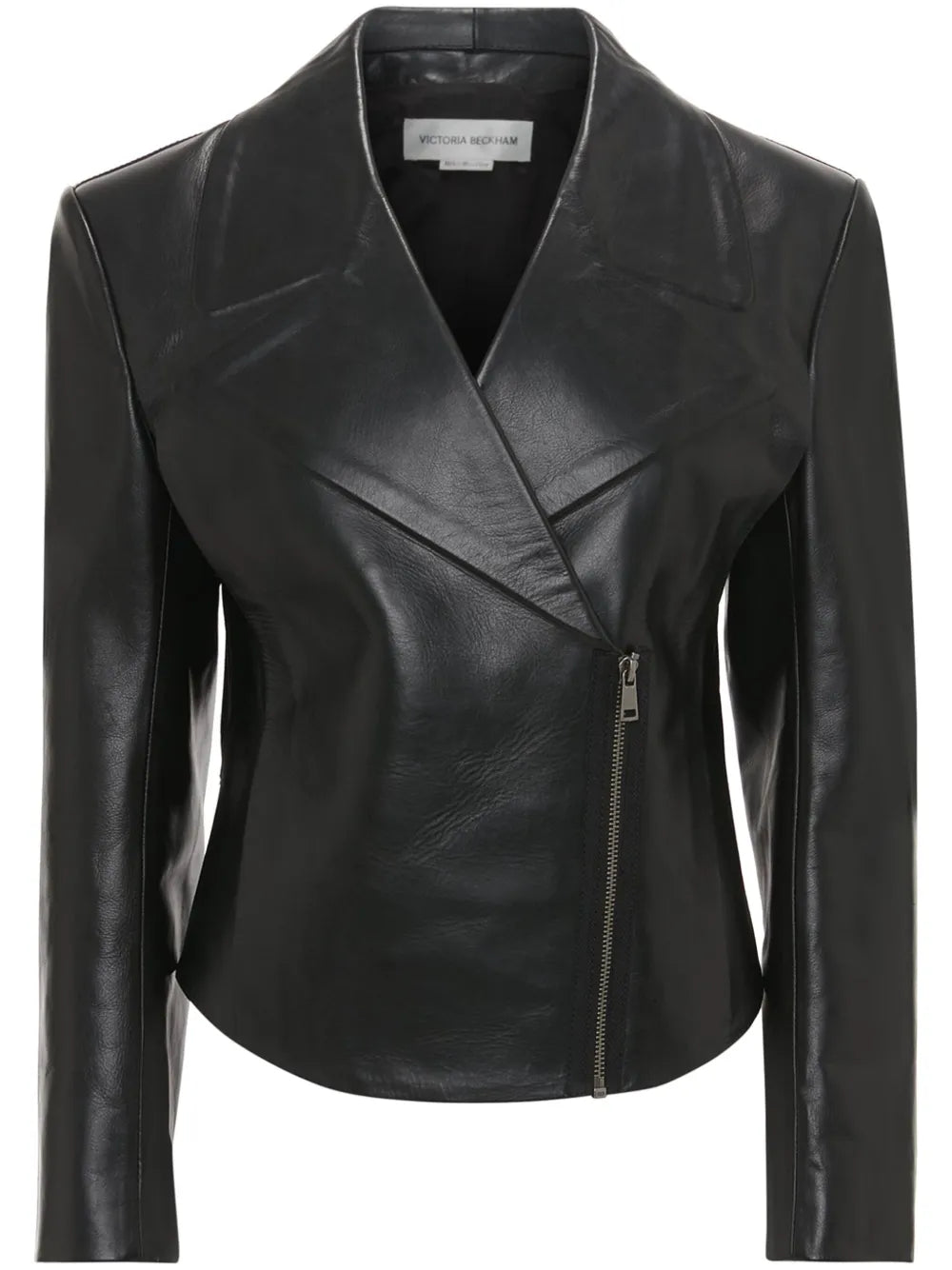 Tailored Leather Biker Jacket