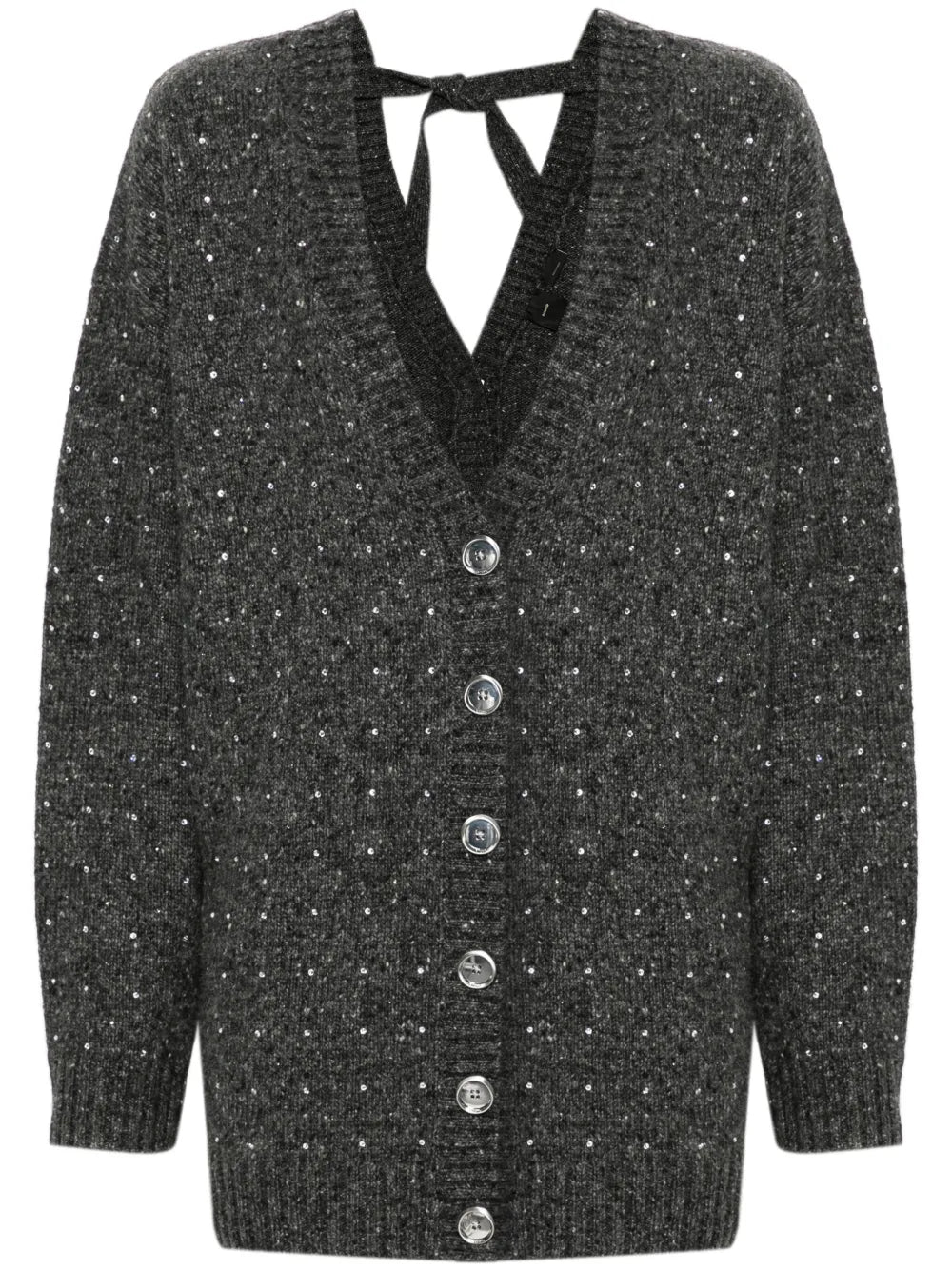 Crystal-Embellished Cardigan