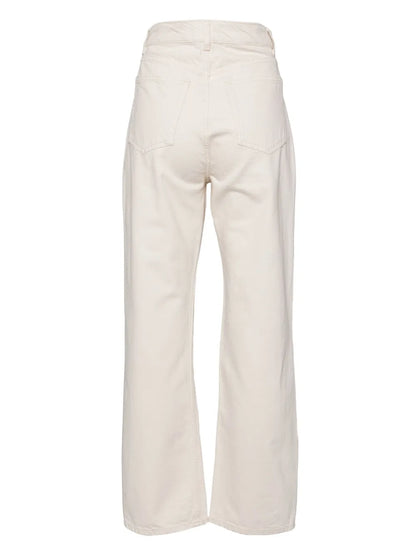 Abby High Rise Straight-Leg Jeans