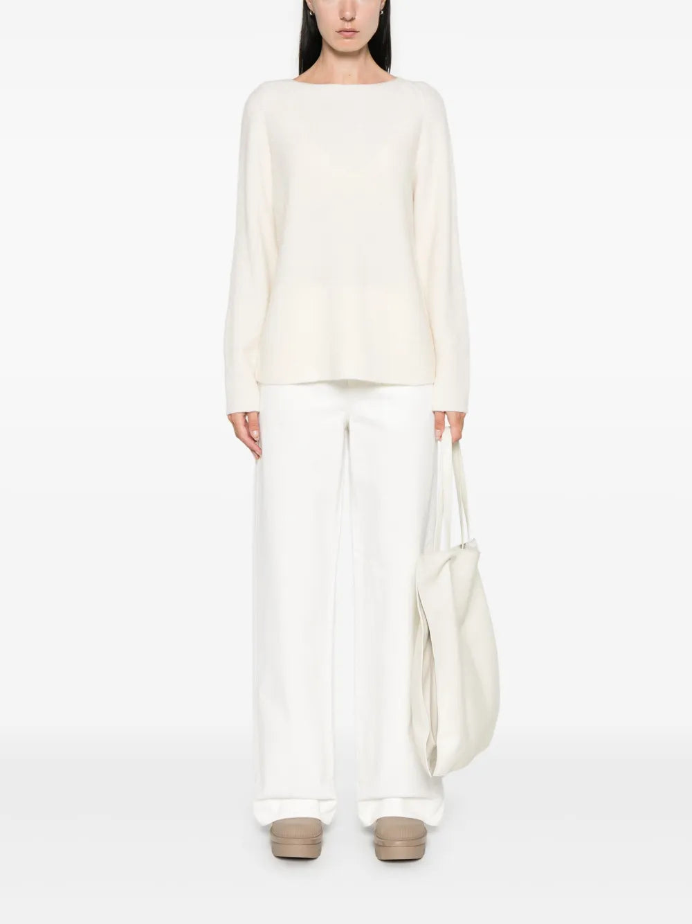 Blouclé Boat-Neck Sweater