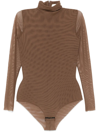 Mesh-Design Bodysuit