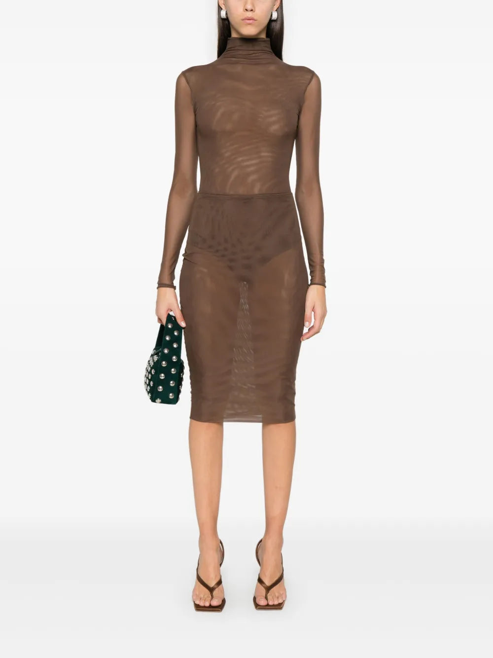 Mesh-Design Bodysuit