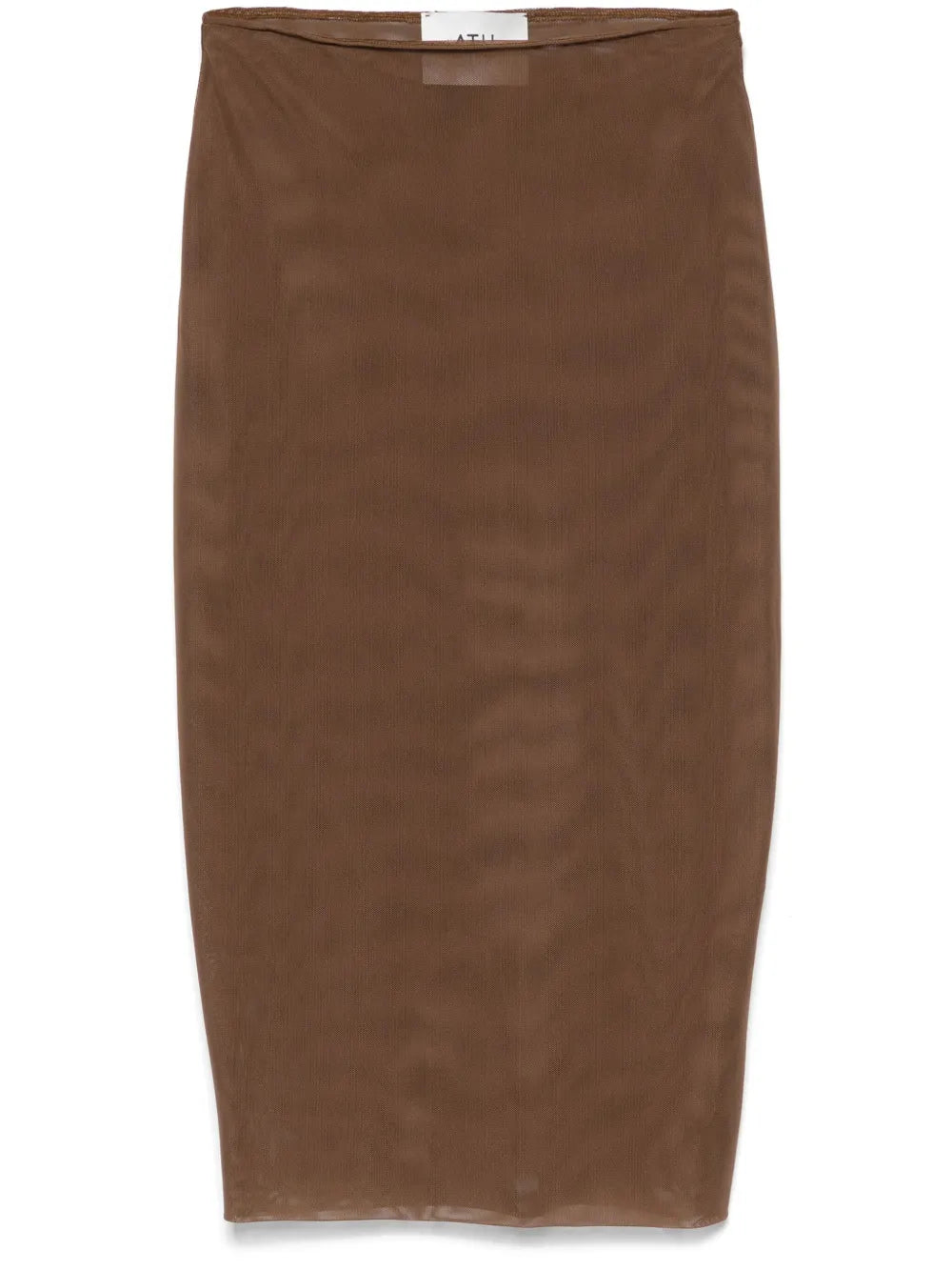 Mesh-Design Midi Skirt