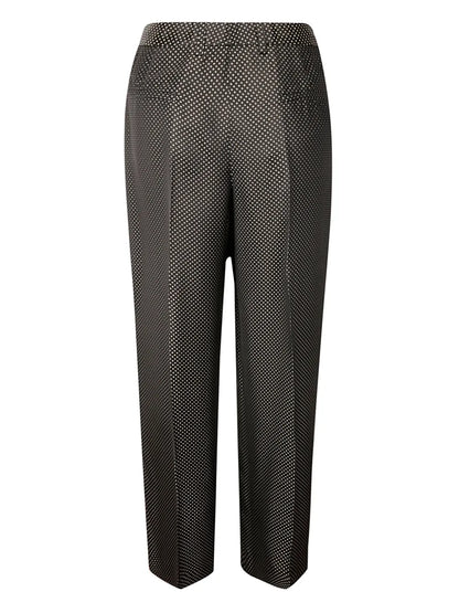 Polka-Dot Printed Trousers