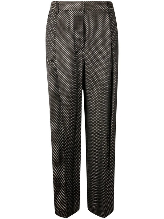 Polka-Dot Printed Trousers