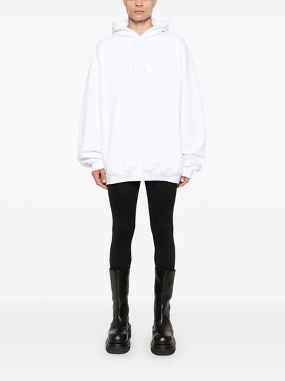 Logo-Embossed Hoodie