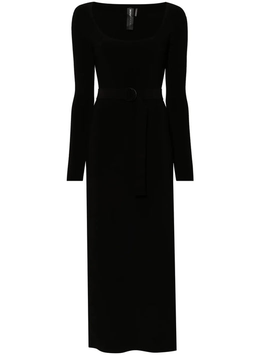Scoop-Neck Maxi Dress
